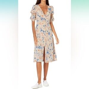 NWOT BCBGeneration Women's Spring Floral Smock sleeve Dress size 8
